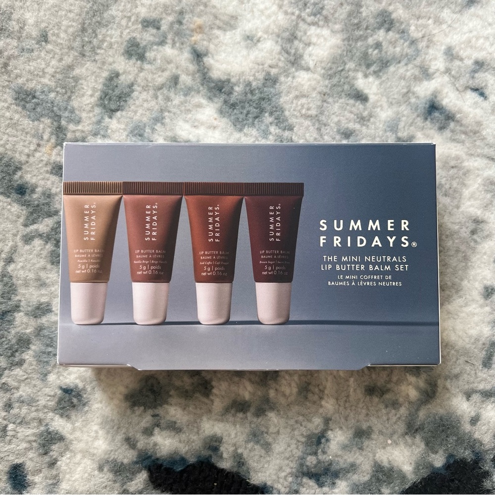 Summer Fridays Lip Butter Balm in Vanilla and Beige